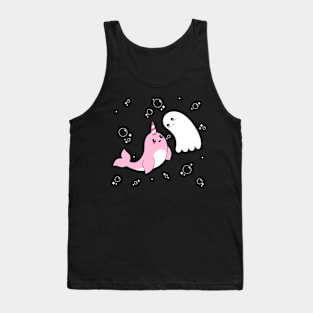 Ghost and Narwhal Tank Top